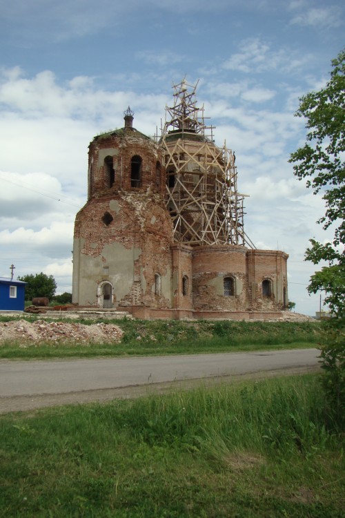 Липовка. Церковь Сергия Радонежского. документальные фотографии