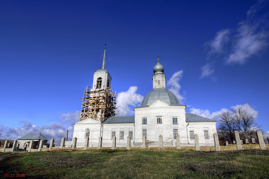 Церковь Димитрия Солунского, Архангельские Борки (Липецкий район, Липецкая область). фасады