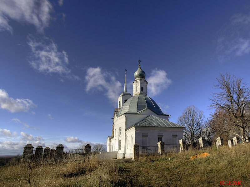 Церковь Димитрия Солунского, Архангельские Борки (Липецкий район, Липецкая область). фасады