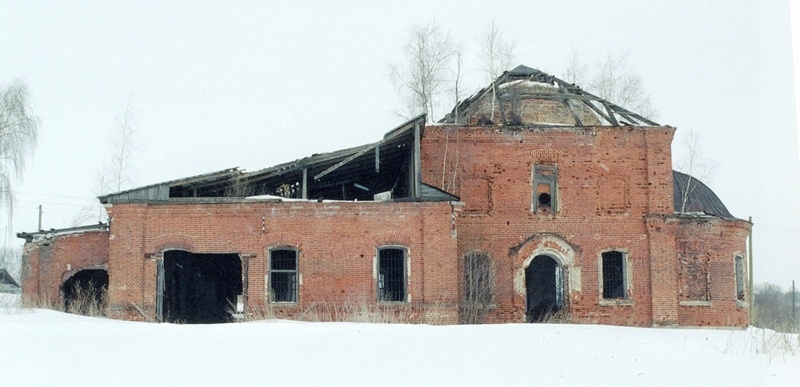 Церковь Сергия Радонежского, Пески (Вязниковский район, Владимирская область). фасады, южный фасад
