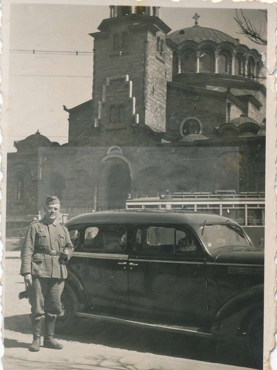 София. Кафедральный собор Кириакии Никомидийской. архивная фотография, Фото 1941 г. с аукциона e-bay.de