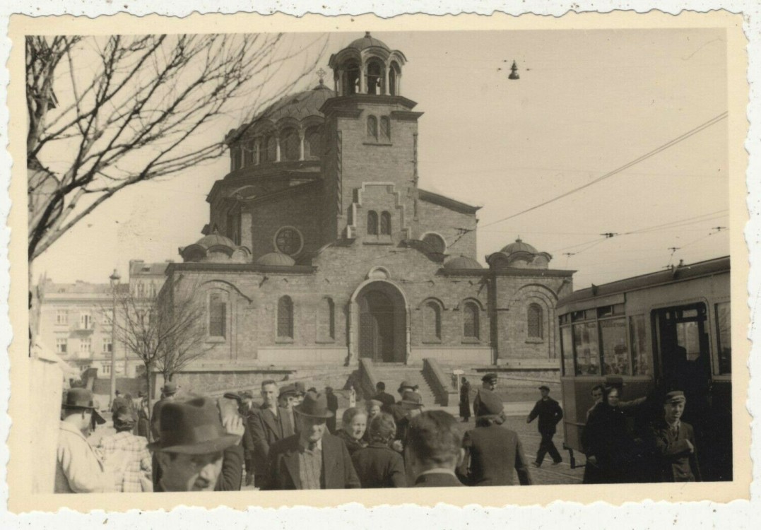 София. Кафедральный собор Кириакии Никомидийской. архивная фотография, Фото 1941 г. с аукциона e-bay.de