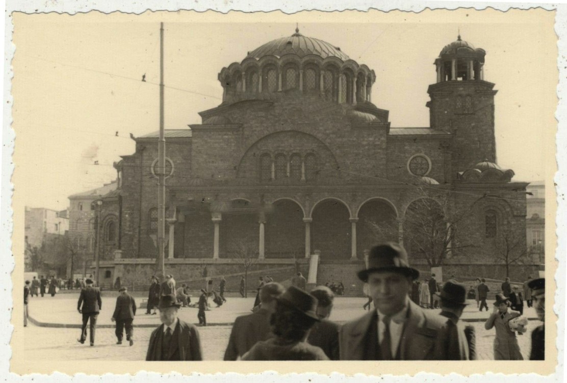 София. Кафедральный собор Кириакии Никомидийской. архивная фотография, Фото 1941 г. с аукциона e-bay.de