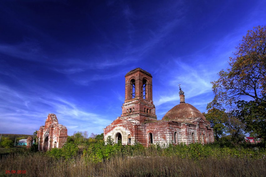 Церковь Николая Чудотворца, Новоникольское (Данковский район, Липецкая область). фасады