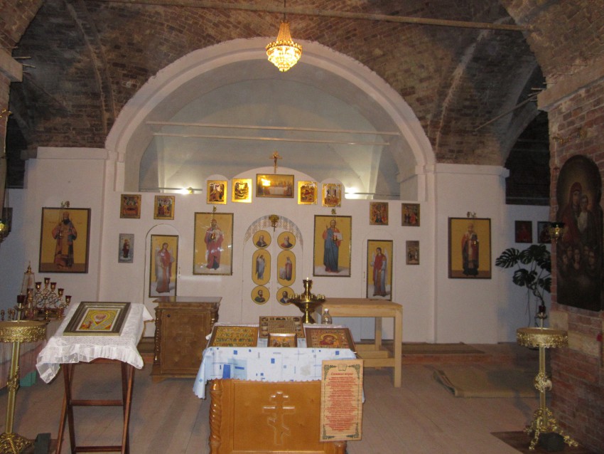 Церковь Николая Чудотворца, Новоникольское (Данковский район, Липецкая область). интерьер и убранство, Восстанавливающаяся церковь Николая Чудотоворца в с.Новоникольское