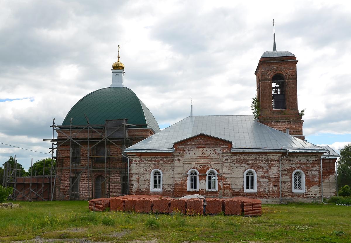 фасады. Церковь Николая Чудотворца, Новоникольское (Данковский район, Липецкая область)