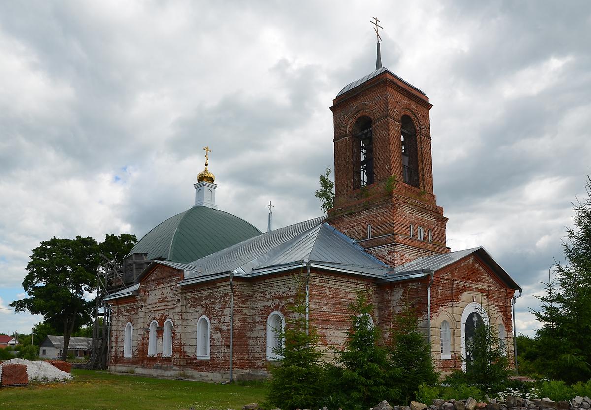 фасады. Церковь Николая Чудотворца, Новоникольское (Данковский район, Липецкая область)