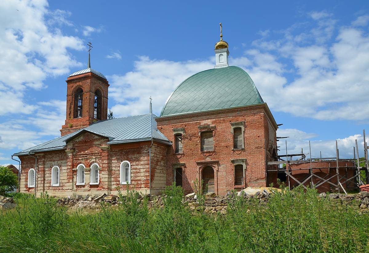 фасады. Церковь Николая Чудотворца, Новоникольское (Данковский район, Липецкая область)