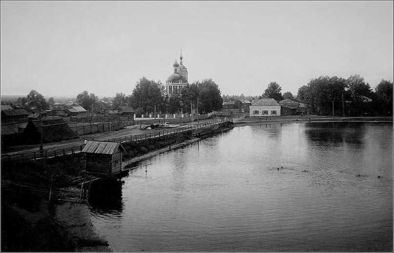 Церковь Спаса Нерукотворного Образа, Климковка (Белохолуницкий район, Кировская область). архивная фотография, Начало 20 века. Фото с сайта: http://rodnaya-vyatka.ru/places/7332