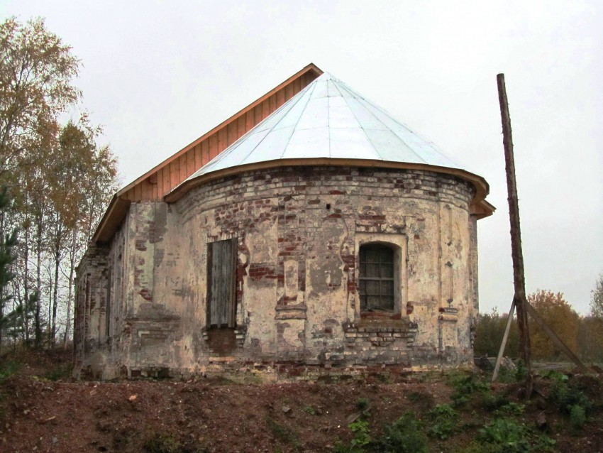 Церковь Воскресения Христова, Андреевская (Вашкинский район, Вологодская область). фасады, восточный фасад