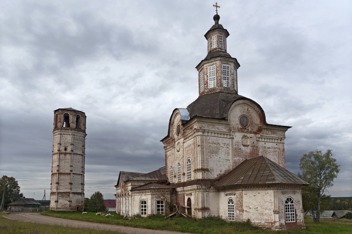 Сырьяны. Церковь Николая Чудотворца. фасады