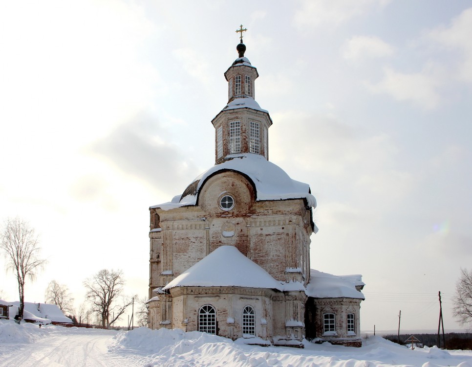 Сырьяны. Церковь Николая Чудотворца. фасады