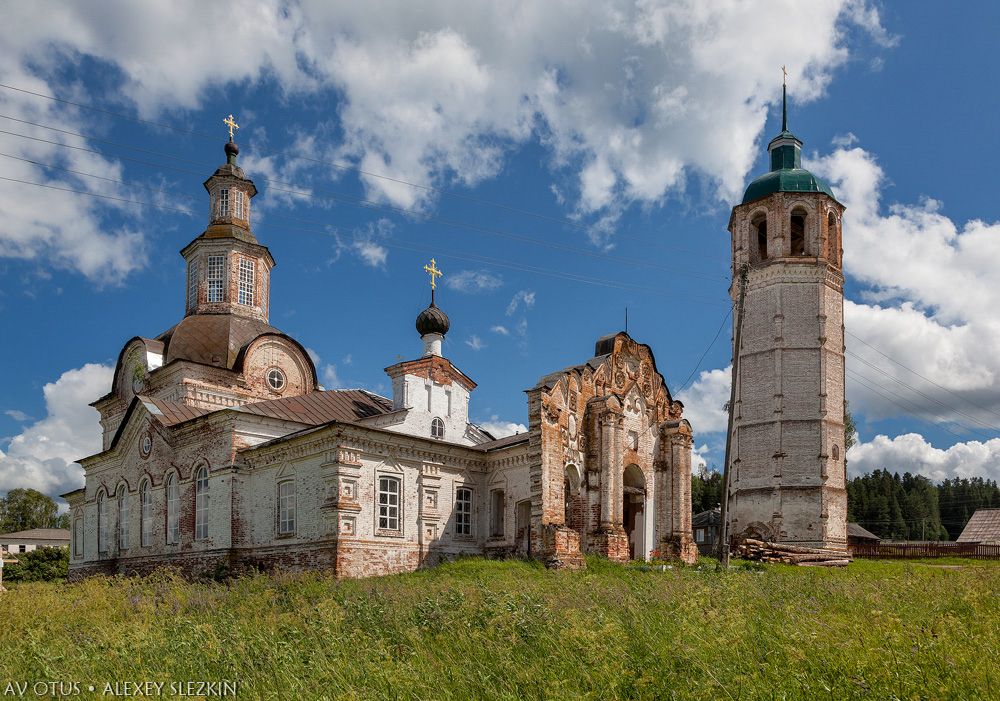 Сырьяны. Церковь Николая Чудотворца. фасады