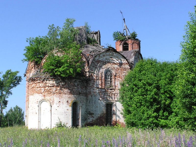 Желтые. Церковь Казанской иконы Божией Матери. фасады