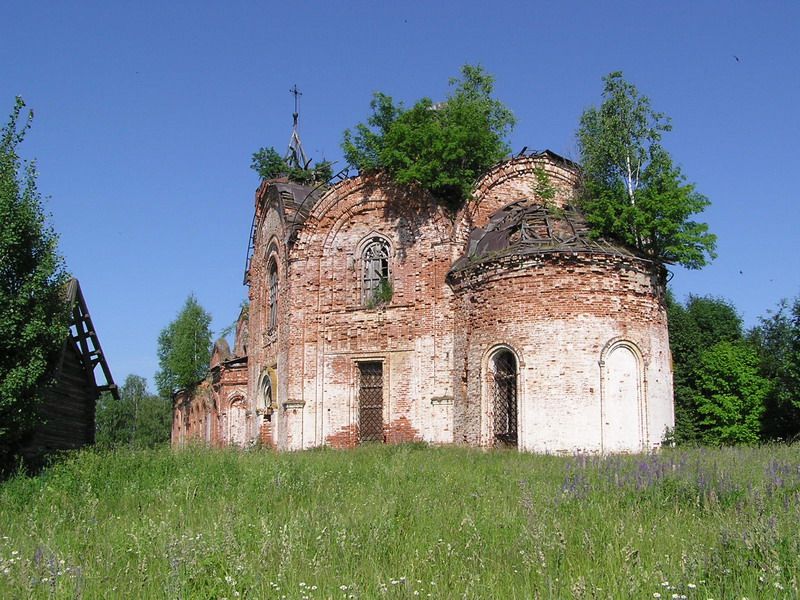 Церковь Казанской иконы Божией Матери, Желтые (Верхошижемский район, Кировская область). фасады