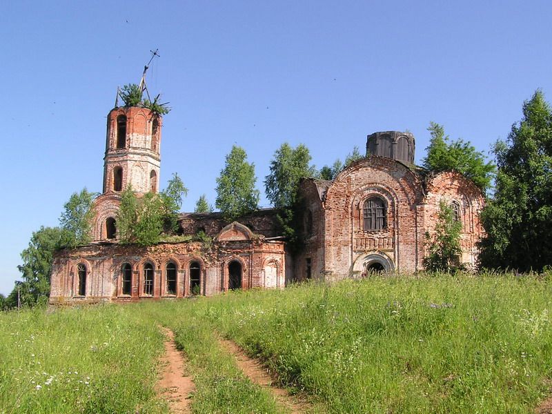 Желтые. Церковь Казанской иконы Божией Матери. фасады