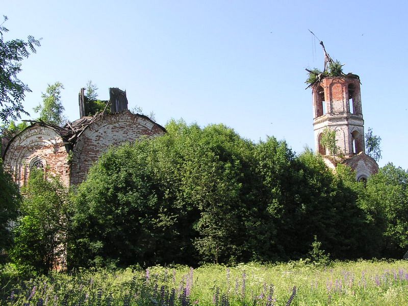 Желтые. Церковь Казанской иконы Божией Матери. фасады