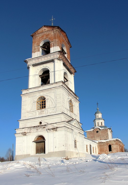 Церковь Казанской иконы Божией Матери, Сезенево (Зуевский район, Кировская область). фасады