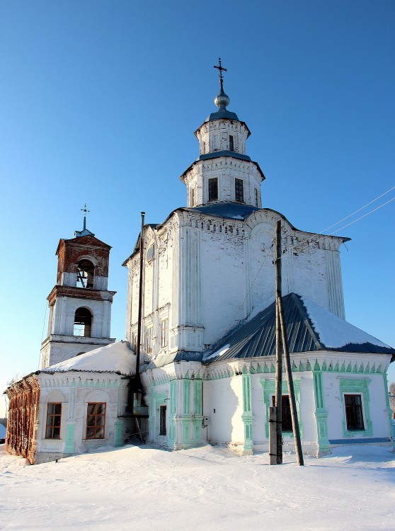 Сезенево. Церковь Казанской иконы Божией Матери. фасады
