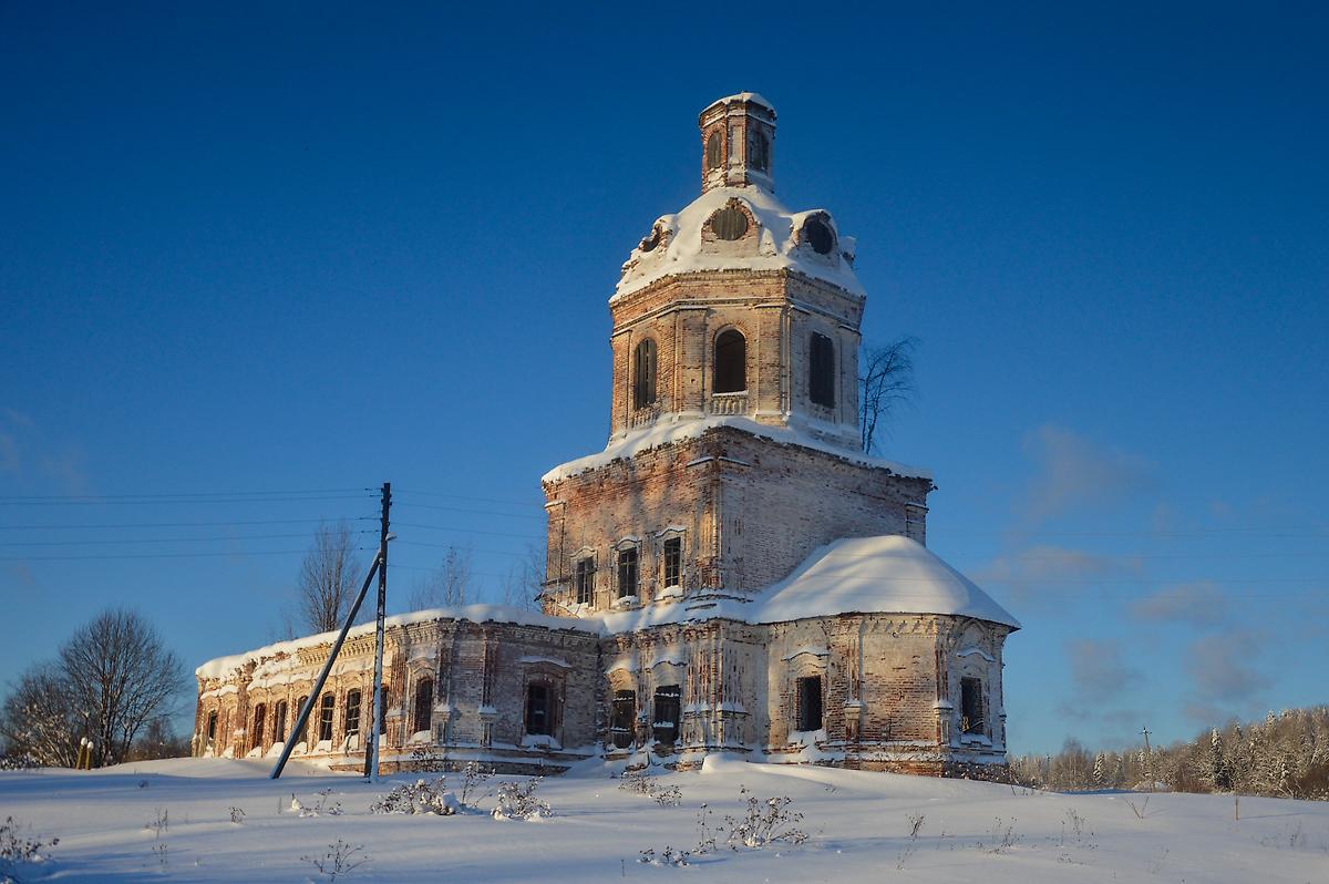 фасады. Церковь Вознесения Господня, Прокопье (Белохолуницкий район, Кировская область)