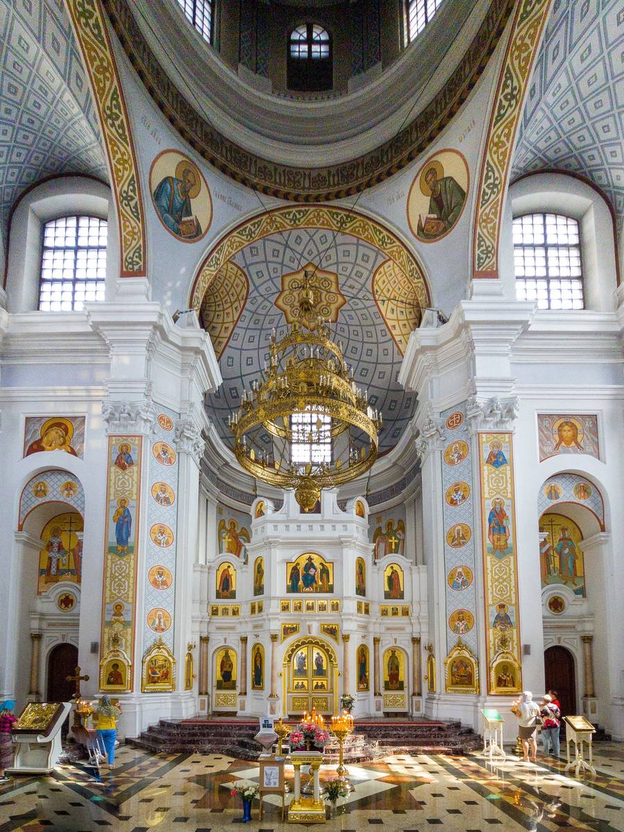 интерьер и убранство. Кафедральный собор Успения Пресвятой Богородицы (новый), Витебск (Витебск, город, Беларусь, Витебская область)