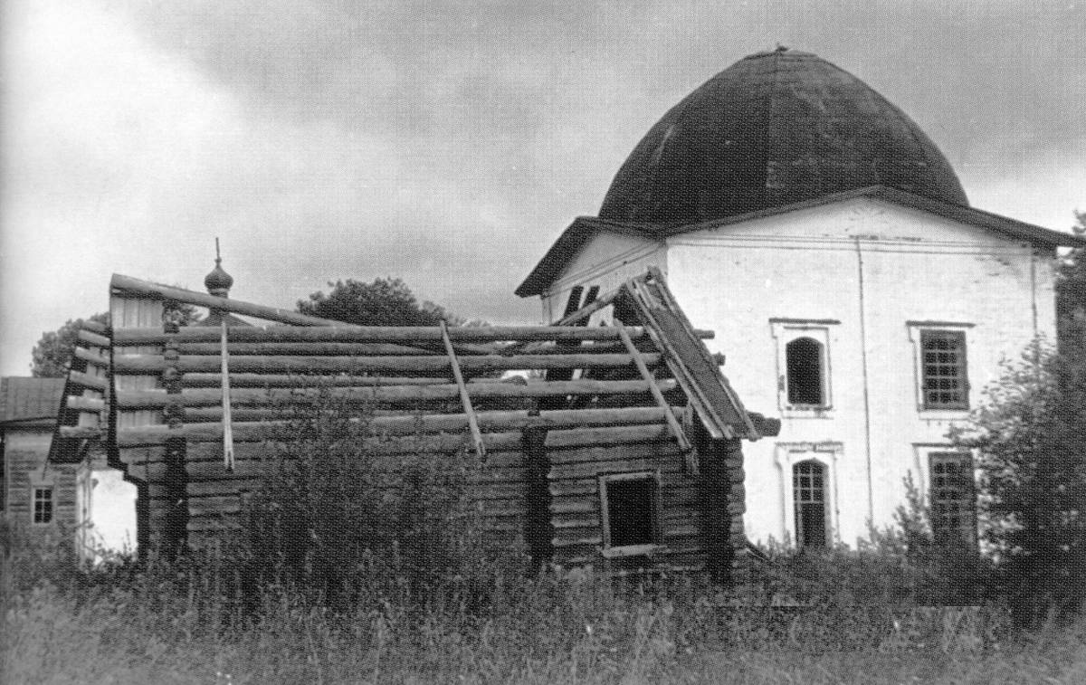 архивная фотография. Храмовый комплекс. Церкви Георгия Победоносца и иконы Божией Матери 