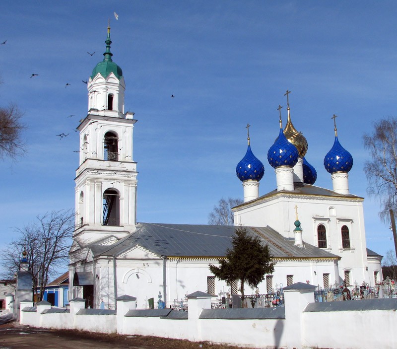 Церковь Благовещения Пресвятой Богородицы в Яковлевской слободе, Ярославль (Ярославль, город, Ярославская область). фасады, Вид с юга.