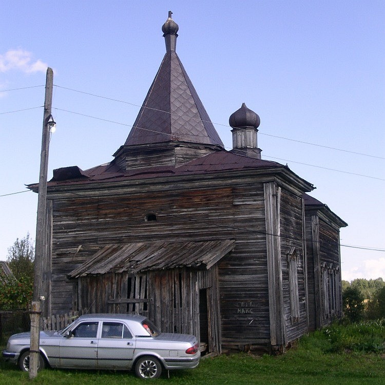 Красный Бор. Церковь Фомы апостола. фасады, вид с запада