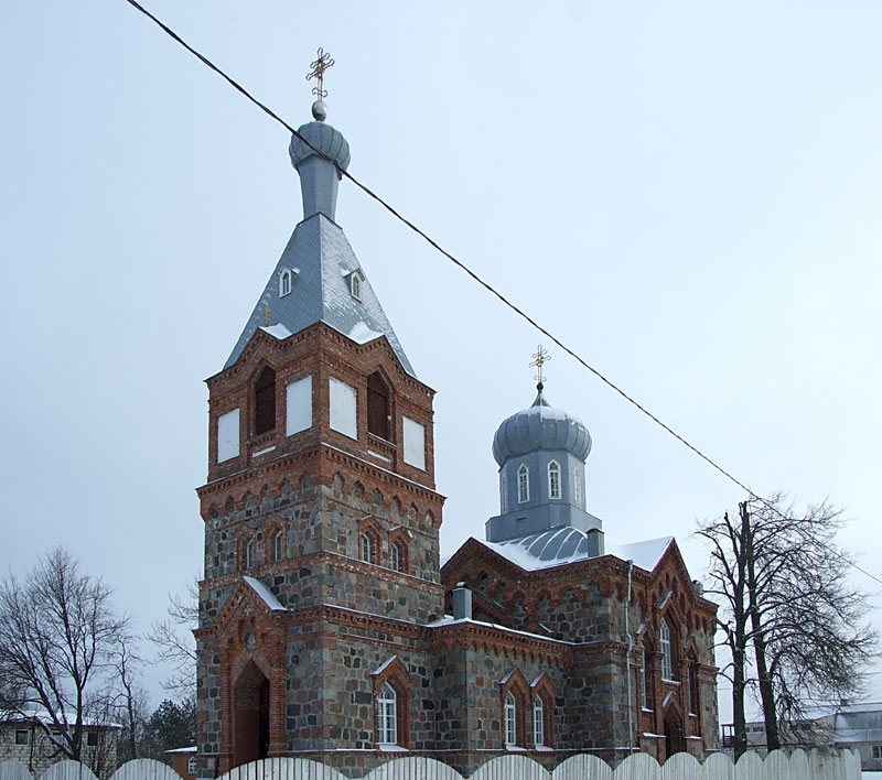 Церковь Николая Чудотворца, Яама (Jaama) (Ида-Вирумаа, Эстония). фасады, Вид с юго-запада