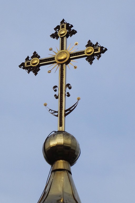 Церковь Богоявления, Йыхви (Jõhvi) (Ида-Вирумаа, Эстония). архитектурные детали, Крест колокольни