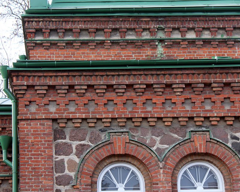 Церковь Богоявления, Йыхви (Jõhvi) (Ида-Вирумаа, Эстония). архитектурные детали, Фрагмент фасада