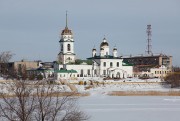 Кафедральный собор Троицы Живоначальной, Вид с правого берега реки Уй<br>, Троицк, Троицкий район и г. Троицк, Челябинская область