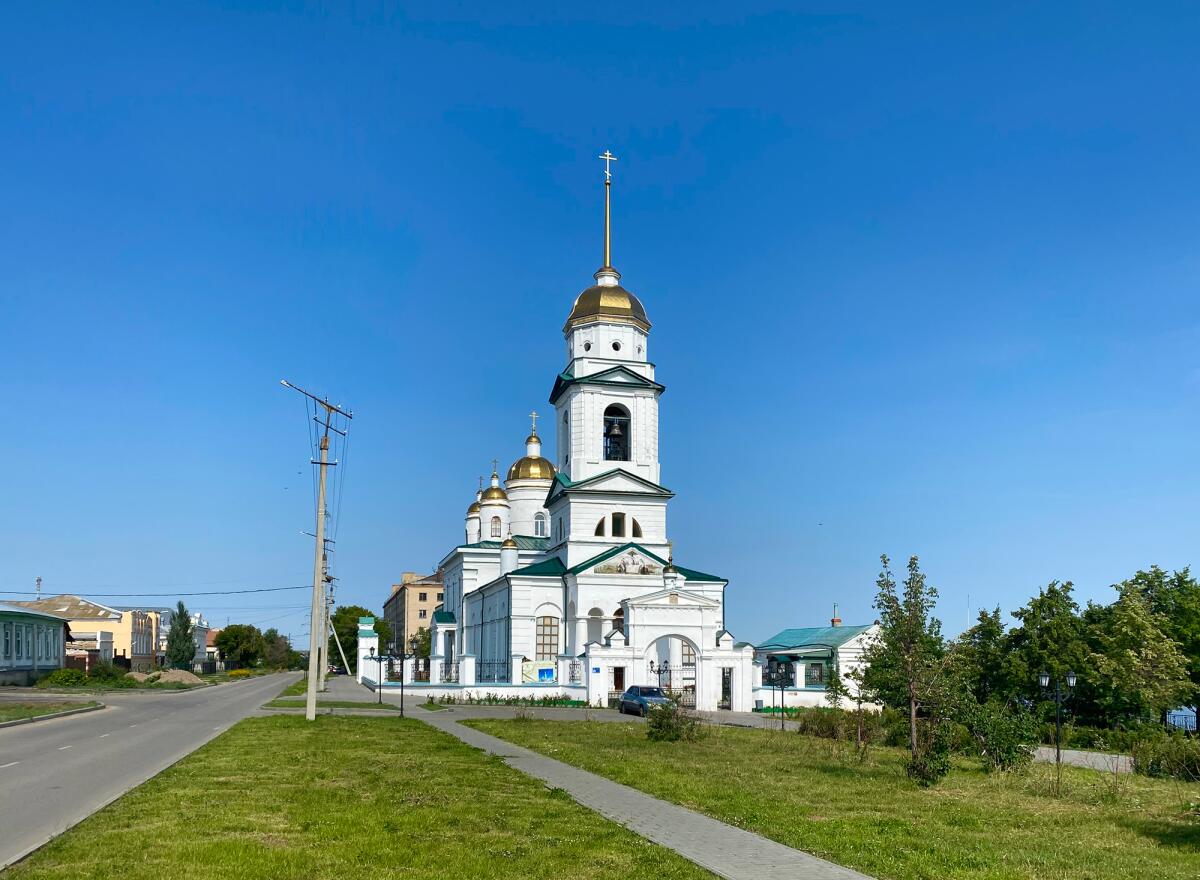 Кафедральный собор Троицы Живоначальной, Троицк (Троицкий район и г. Троицк, Челябинская область). фасады, Вид с запада