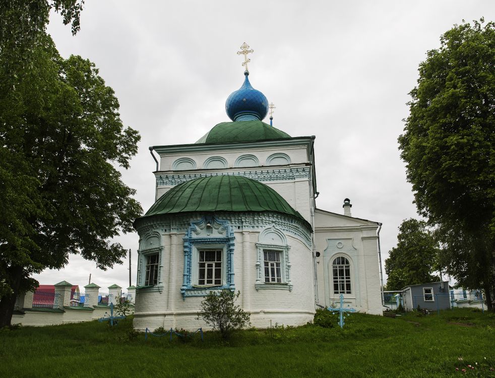 Церковь Владимирской иконы Божией Матери, Владимирское (Горномарийский район, Республика Марий Эл). фасады