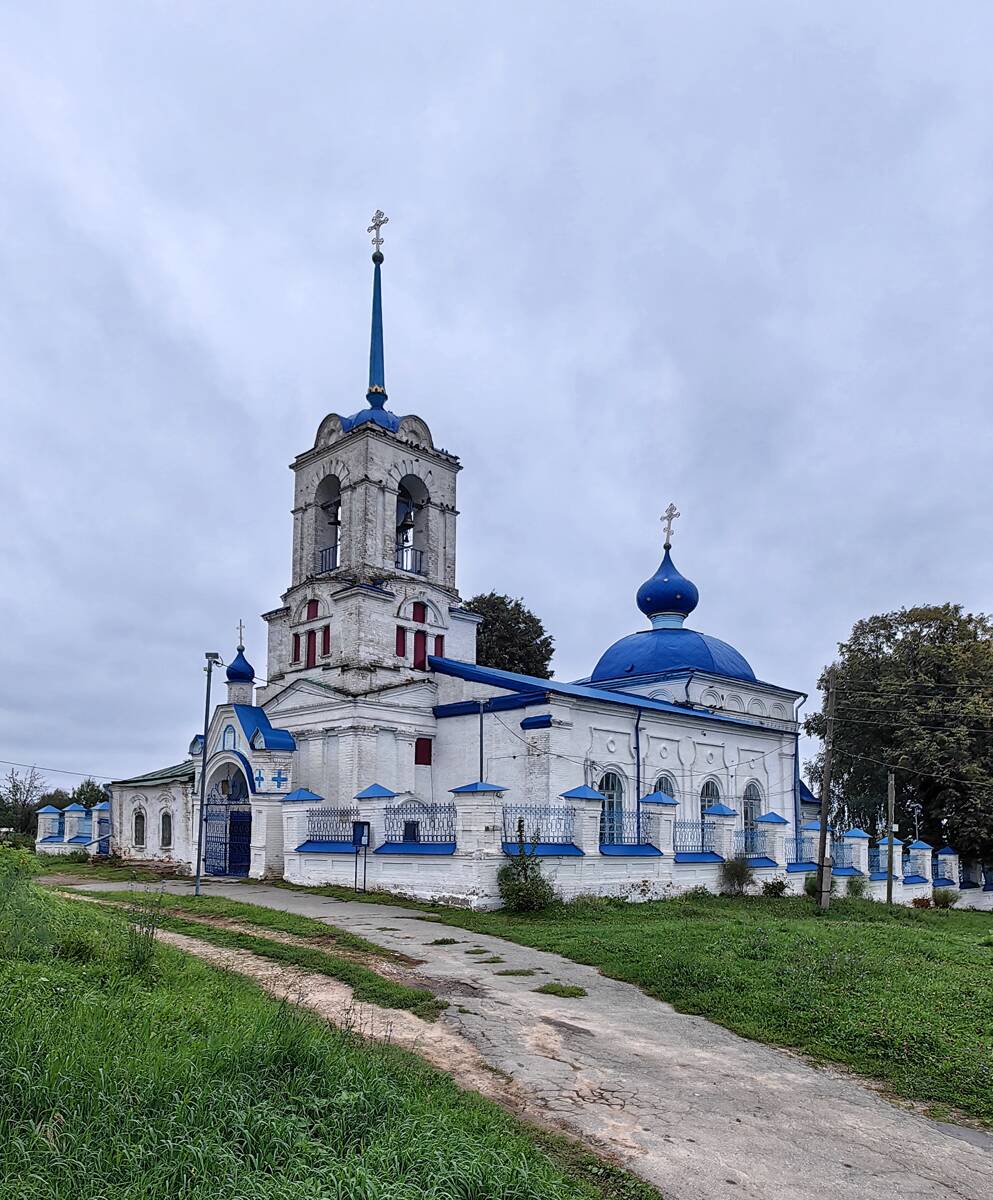 Церковь Владимирской иконы Божией Матери, Владимирское (Горномарийский район, Республика Марий Эл). фасады