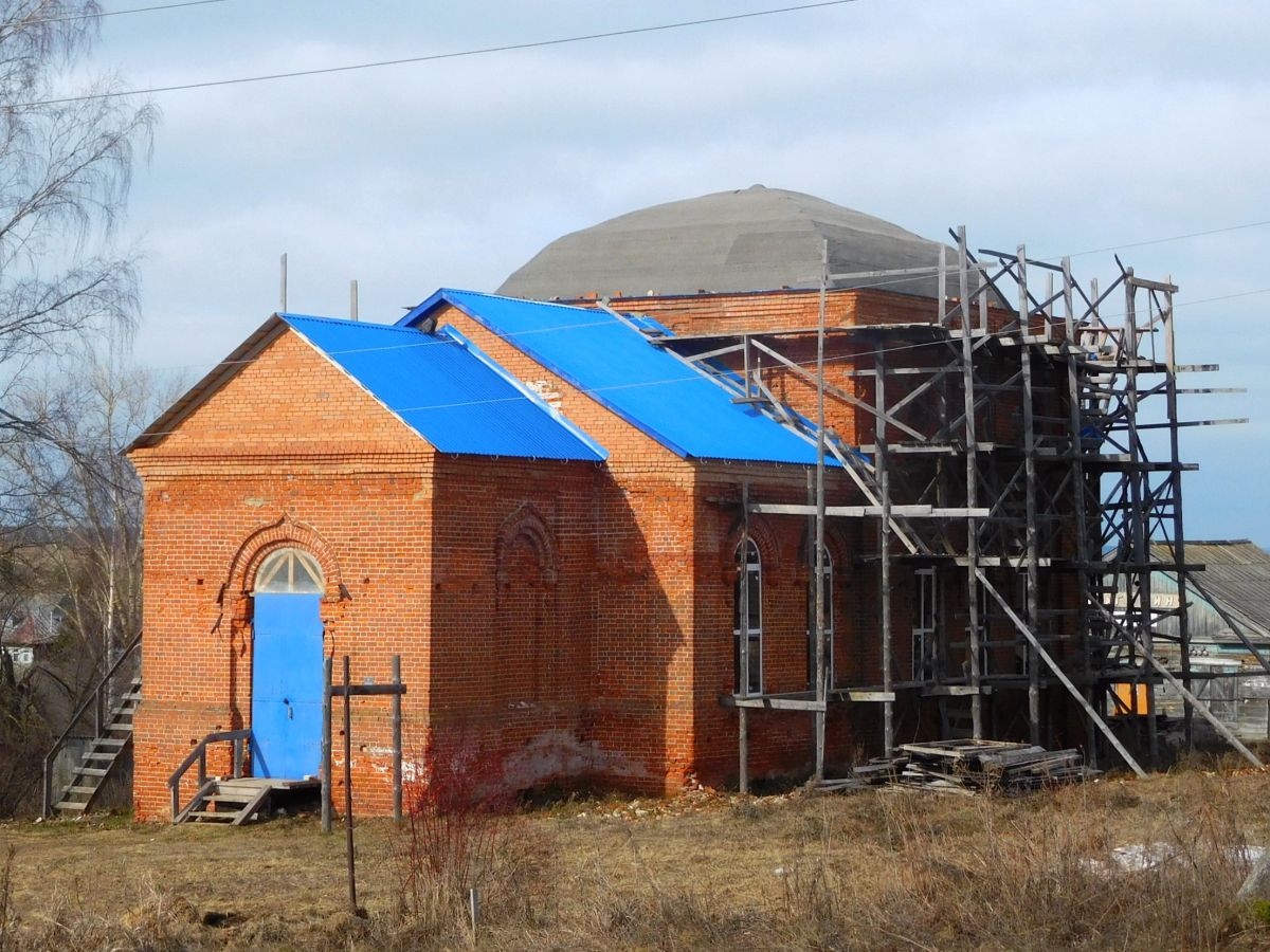 Церковь Казанской иконы Божией Матери, Кажлейка (Дальнеконстантиновский район, Нижегородская область). фасады