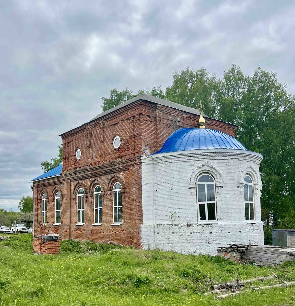 Церковь Казанской иконы Божией Матери, Кажлейка (Дальнеконстантиновский район, Нижегородская область). фасады