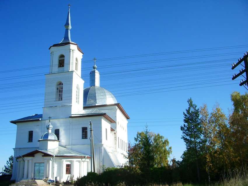 Воздвиженье. Церковь Воздвижения Креста Господня. фасады