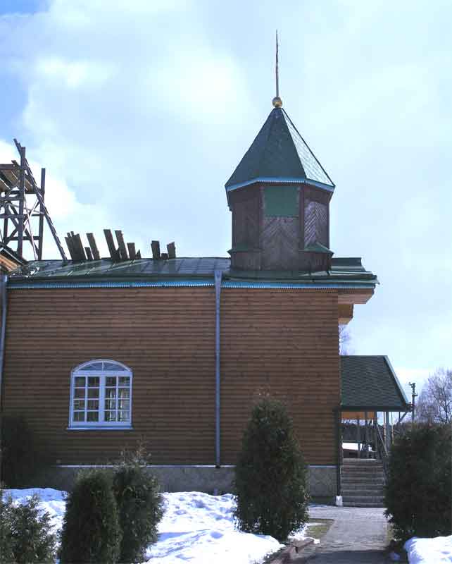 Церковь Николая Чудотворца, Новосокольники (Новосокольнический район, Псковская область). общий вид в ландшафте