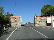 Монастырь Честного Креста, Въезд в монастырь<br>, Ставровуни, Ларнака, Кипр