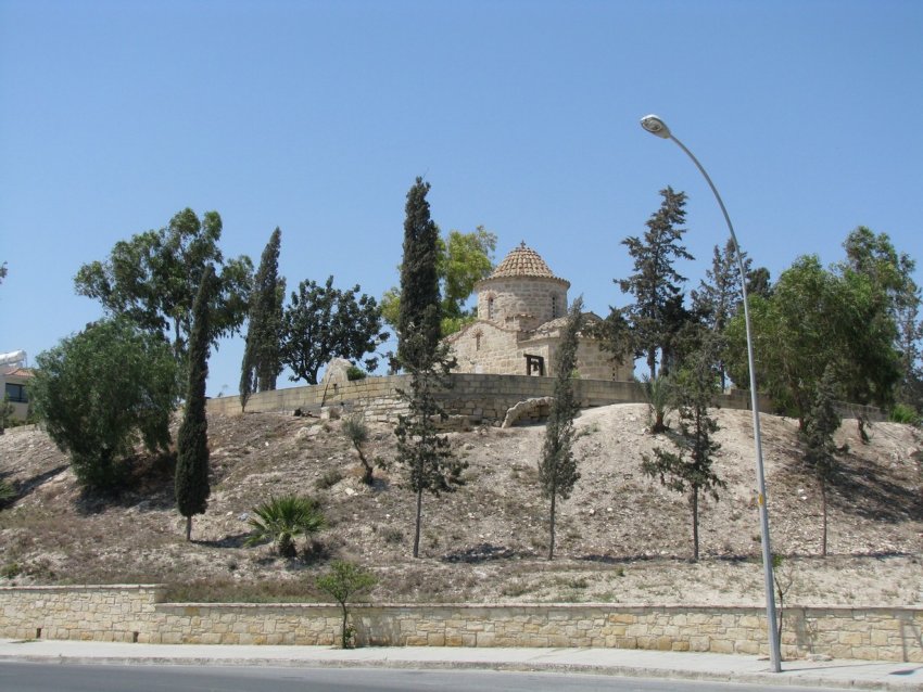 Церковь Георгия Победоносца, Ларнака (Ларнака, Кипр). общий вид в ландшафте