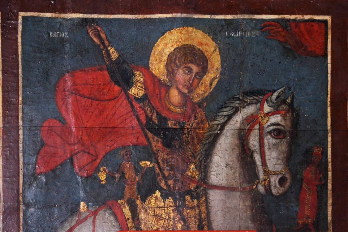 Церковь Георгия Победоносца, Ларнака (Ларнака, Кипр). интерьер и убранство, Георгий Победоносец