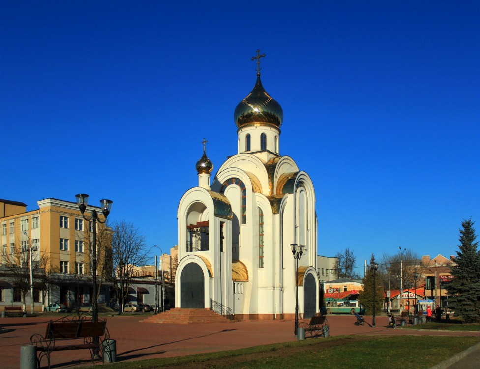 Церковь Георгия Победоносца, Иваново (Иваново, город, Ивановская область). общий вид в ландшафте