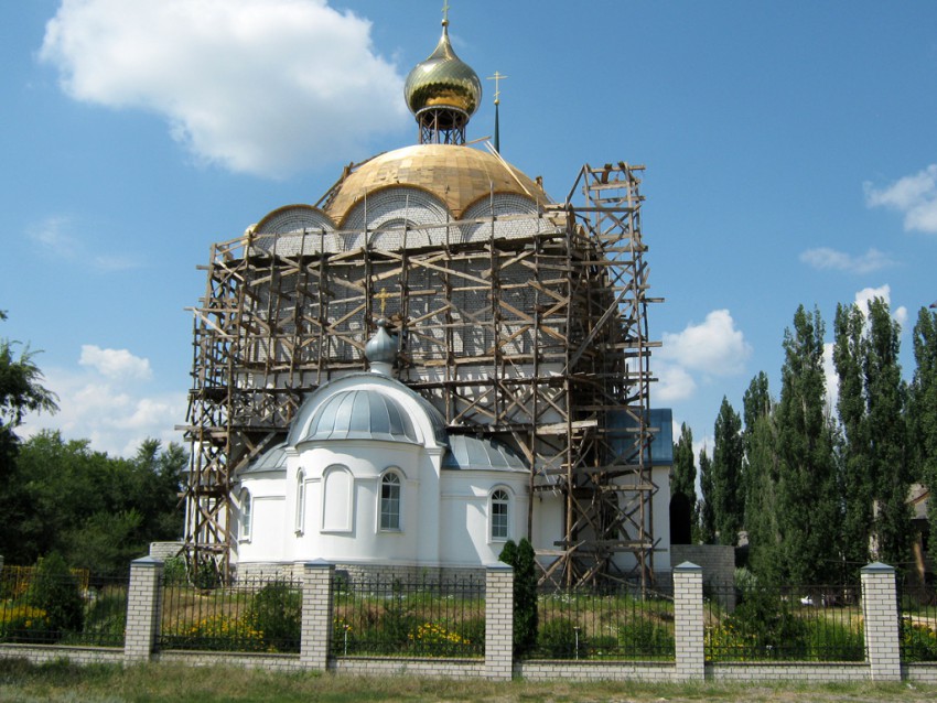 Воронеж. Церковь Сергия Радонежского. документальные фотографии