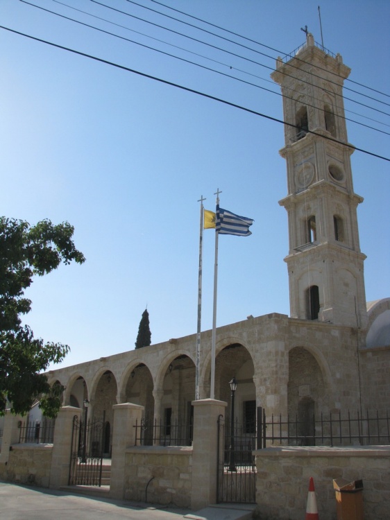 Церковь Иоанна Богослова, Ларнака (Ларнака, Кипр). общий вид в ландшафте