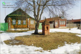 Абросимово. Часовенный столб