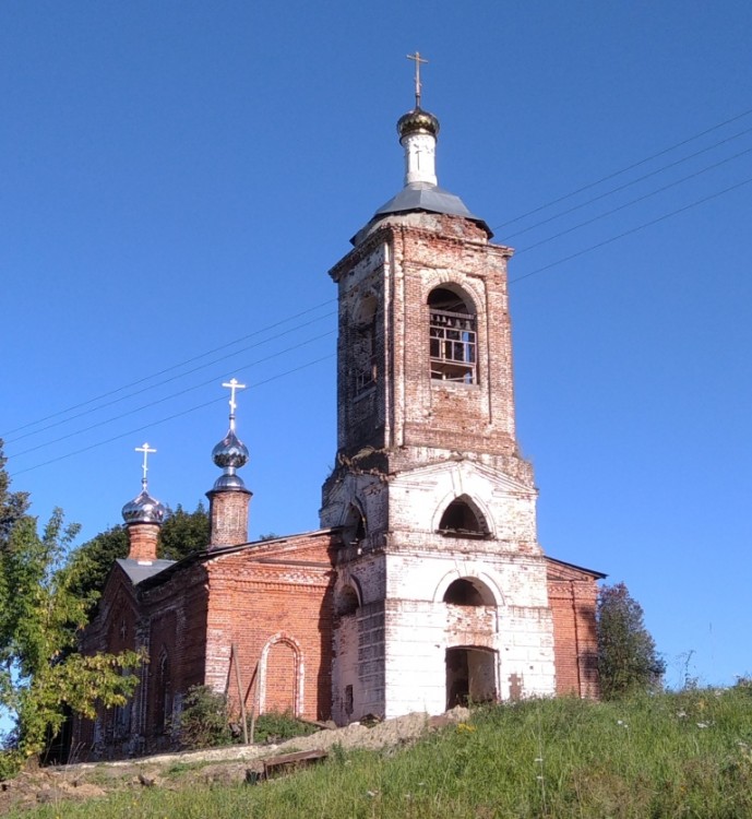 Дьяково. Церковь Георгия Победоносца. фасады