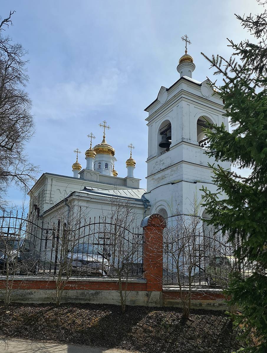 Вид с северо-запада, фасады. Церковь Николая чудотворца, Кувекино (Новомосковский административный округ (НАО), г. Москва)