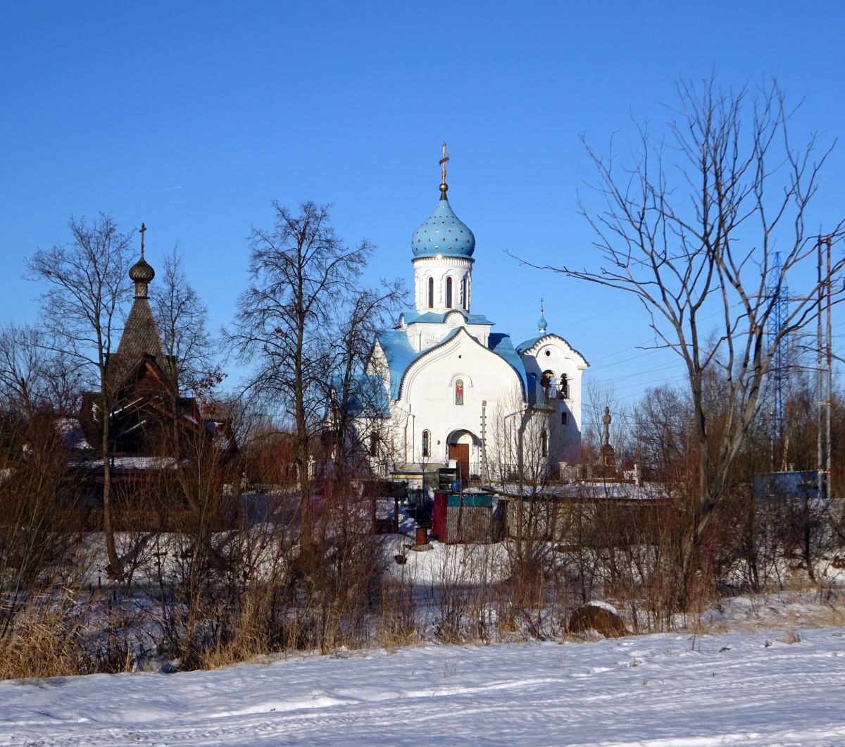 Говорово. Церковь Рождества Пресвятой Богородицы (новая). фасады