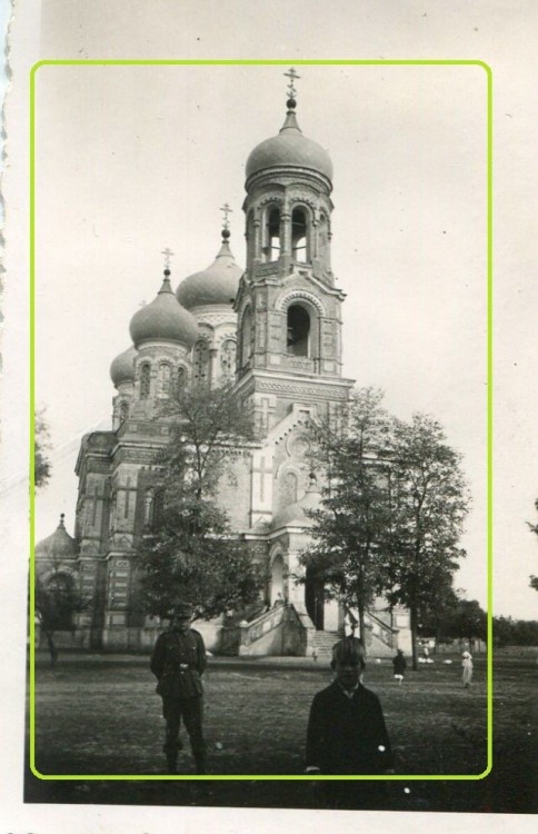 Церковь Рождества Пресвятой Богородицы, Воронежская (Усть-Лабинский район, Краснодарский край). архивная фотография, Фото 1942 г. с аукциона e-bay.de